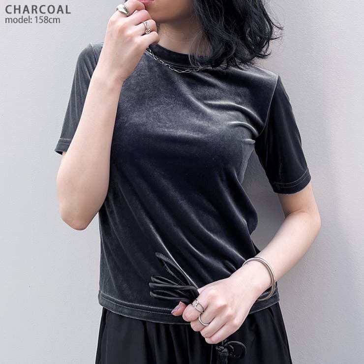 ベロア トップス レディース[品番：JOKW0016136]｜REAL STYLE（リアルスタイル ）のレディースファッション通販｜SHOPLIST（ショップリスト）