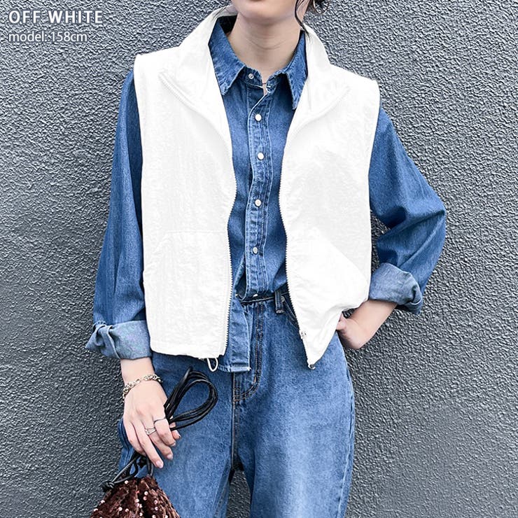 ベスト レディース ワイド[品番：JOKW0016158]｜REAL STYLE