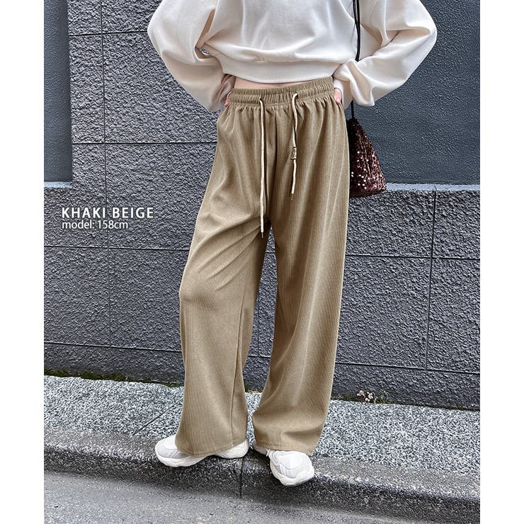 新品未使用 UNICA コーデュロイフリルパンツ レディース可愛い