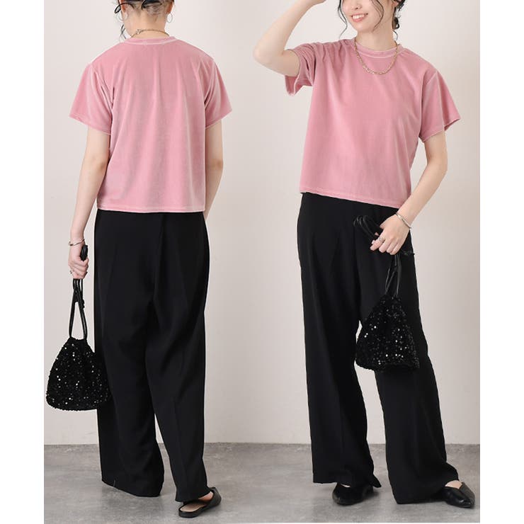 リアルスタイル REAL STYLE ベロア トップス レディース