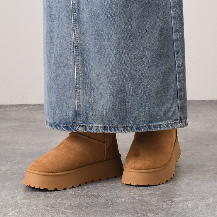 ムートンブーツ レディース 厚底[品番：JOKW0016210]｜REAL