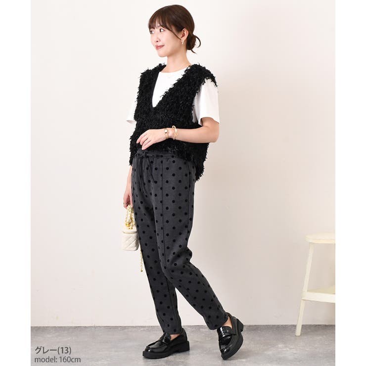 テーパードパンツ レディース 起毛 | REAL STYLE | 詳細画像6 