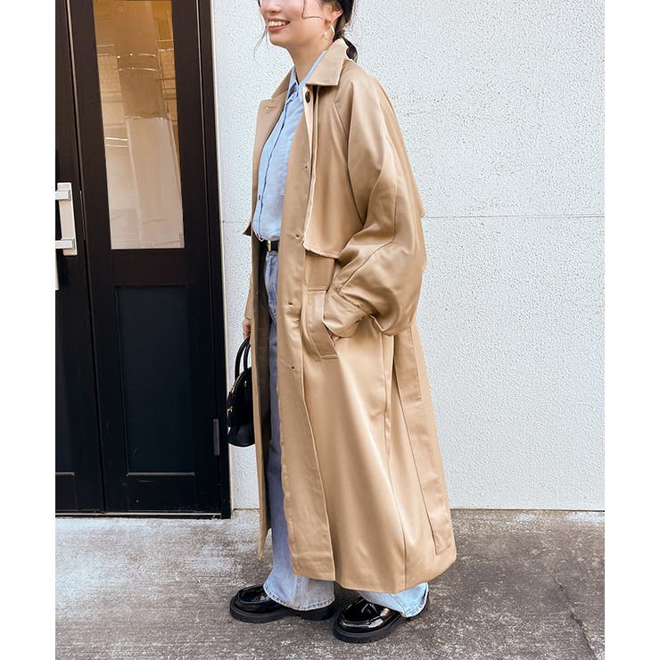 トレンチコート レディース ロング[品番：JOKW0016732]｜REAL  STYLE（リアルスタイル）のレディースファッション通販｜SHOPLIST（ショップリスト）