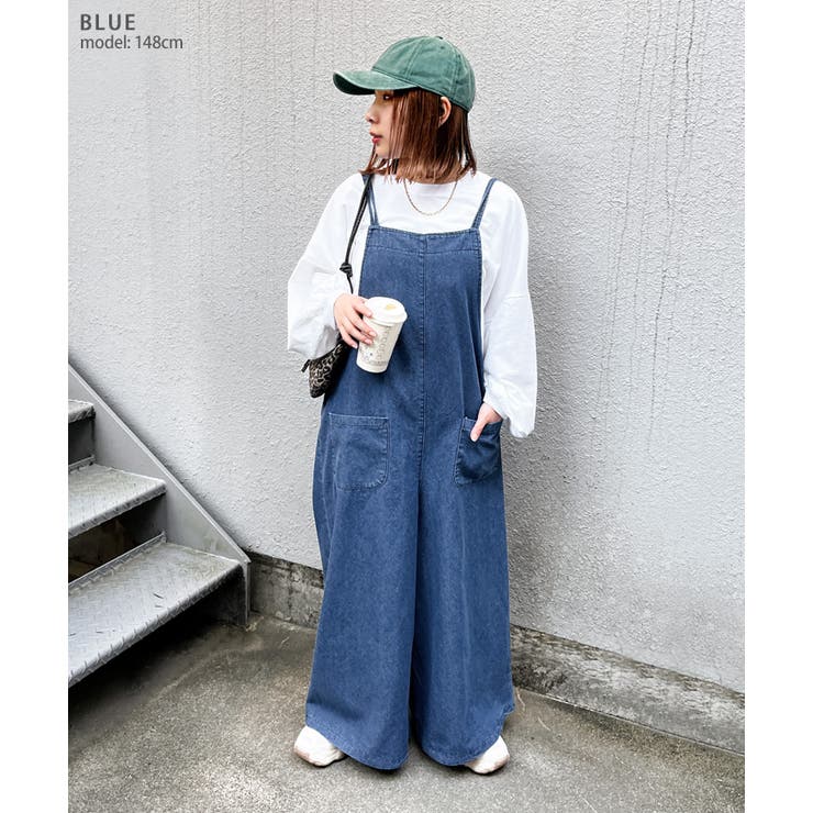 オーバーオール デニム レディース | REAL STYLE | 詳細画像3 