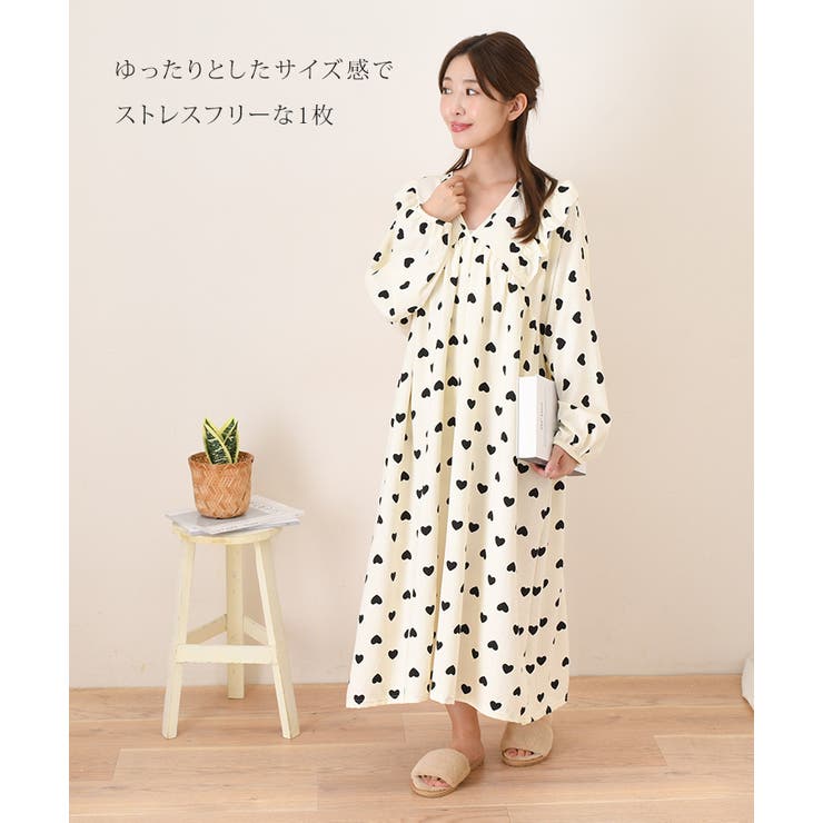 ルームワンピース ルームウェア レディース | REAL STYLE | 詳細画像10 