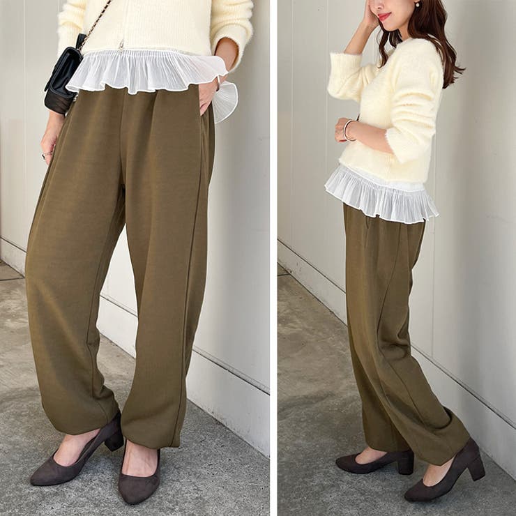 スウェットパンツ レディース ワイドパンツ | REAL STYLE | 詳細画像9 