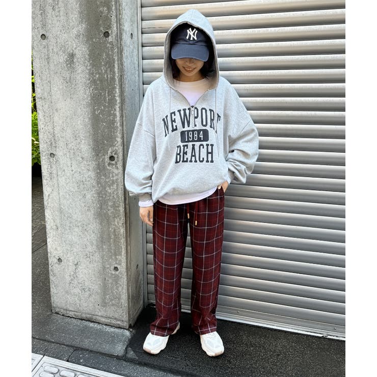 チェックパンツ レディース 薄手 | REAL STYLE | 詳細画像9 