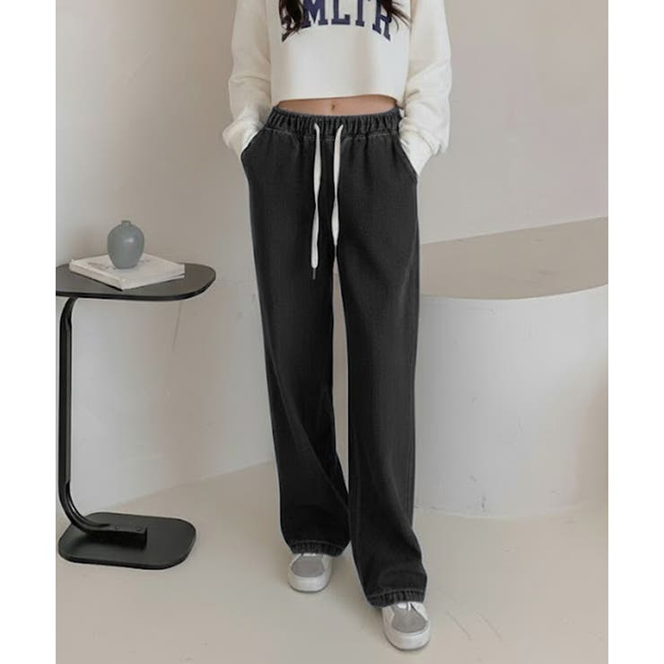 デニムパンツ レディース ウエストゴム | REAL STYLE | 詳細画像4 