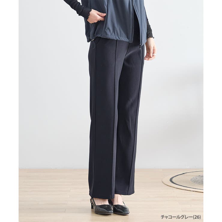 ストレートパンツ レディース ストレッチ | REAL STYLE | 詳細画像14 