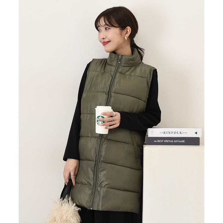 キルティングベスト レディース 秋冬 | REAL STYLE | 詳細画像8 