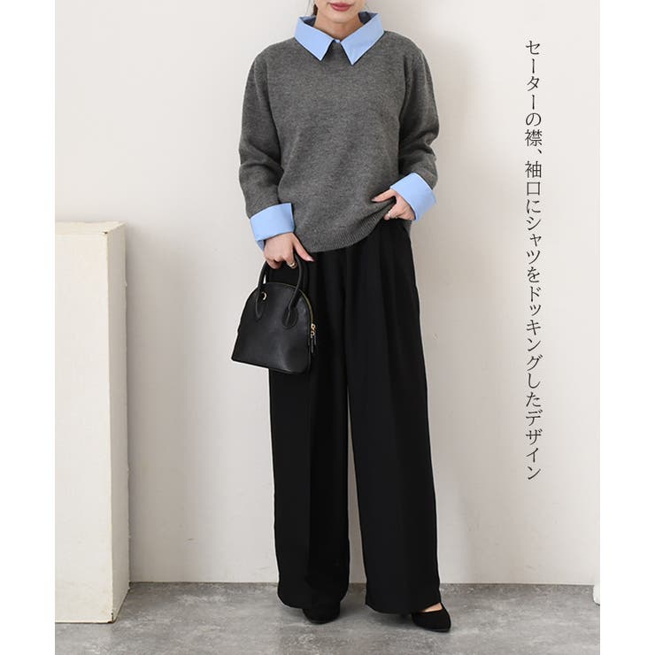 ニット セーター シャツ | REAL STYLE | 詳細画像7 