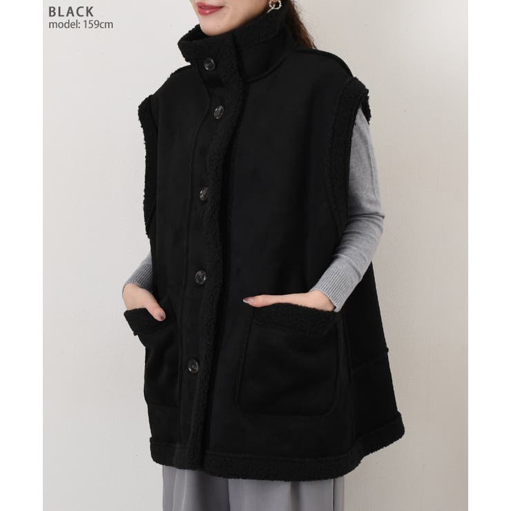 ムートンベスト ボア スエード | REAL STYLE | 詳細画像8 