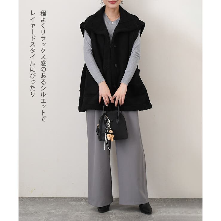 ムートンベスト ボア スエード | REAL STYLE | 詳細画像10 