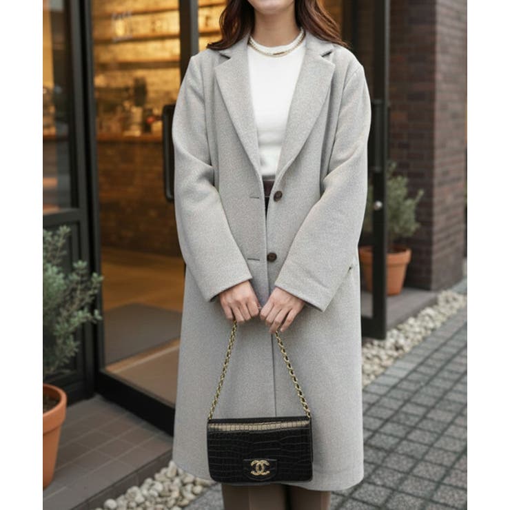 チェスターコート レディース 冬 | REAL STYLE | 詳細画像4 