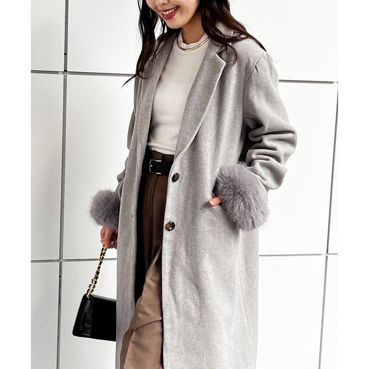 チェスターコート レディース 冬 | REAL STYLE | 詳細画像7 