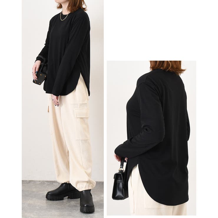 カットソー レディース 裏起毛 | REAL STYLE | 詳細画像17 