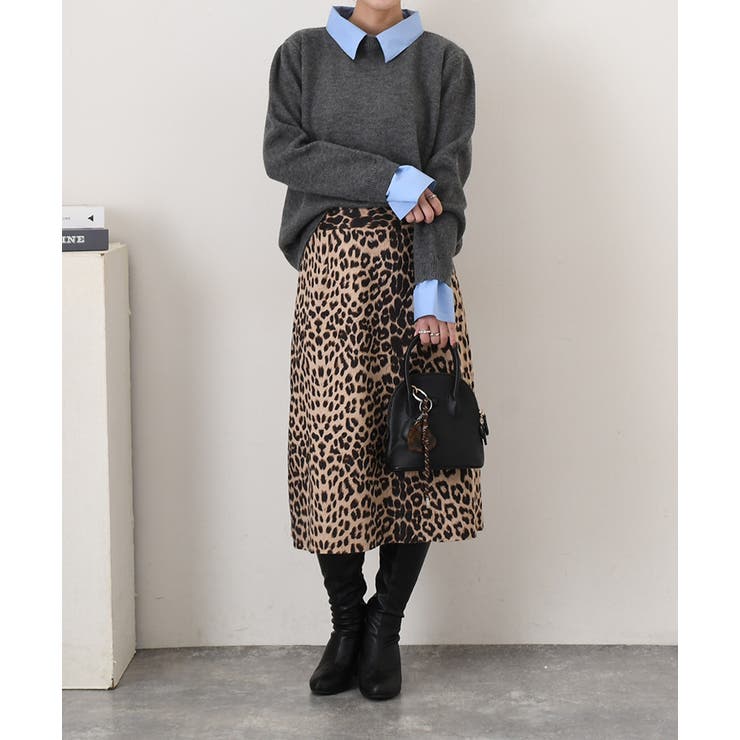 スカート ボトムス レオパード | REAL STYLE | 詳細画像5 