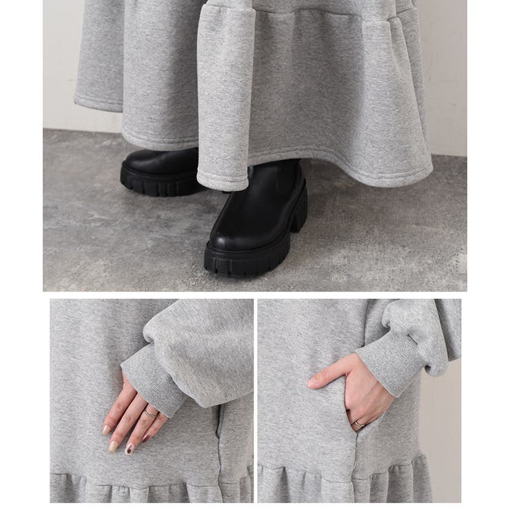 ワンピース レディース 裏起毛 | REAL STYLE | 詳細画像12 