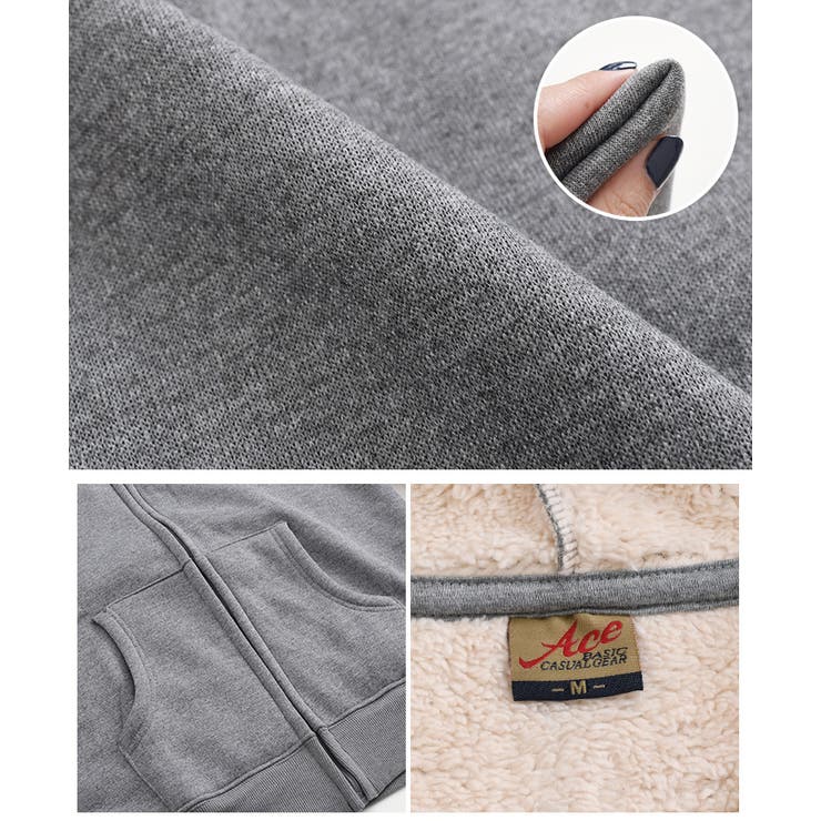 ジップパーカー レディース メンズ | REAL STYLE | 詳細画像6 