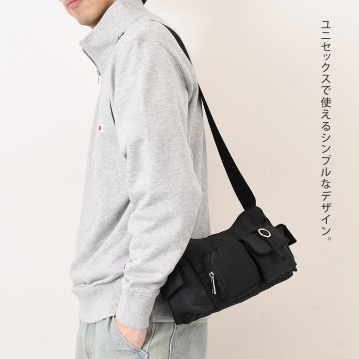 春から使えるショルダーバック ショルダーバッグ バッグ 2WAYファスナーショルダーバッグ/リュック/A4