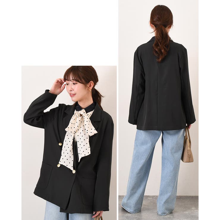 ジャケット レディース 春[品番：JOKW0016850]｜REAL STYLE