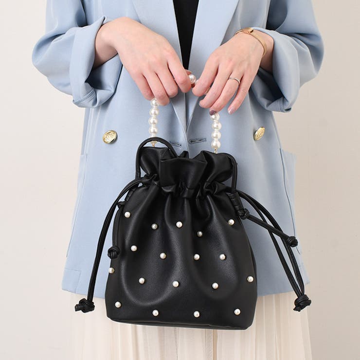 巾着＆エコバッグ♡レディパネル Amazon｜Wpc. Patterns ランチ巾着 ピオニレッド W059-085