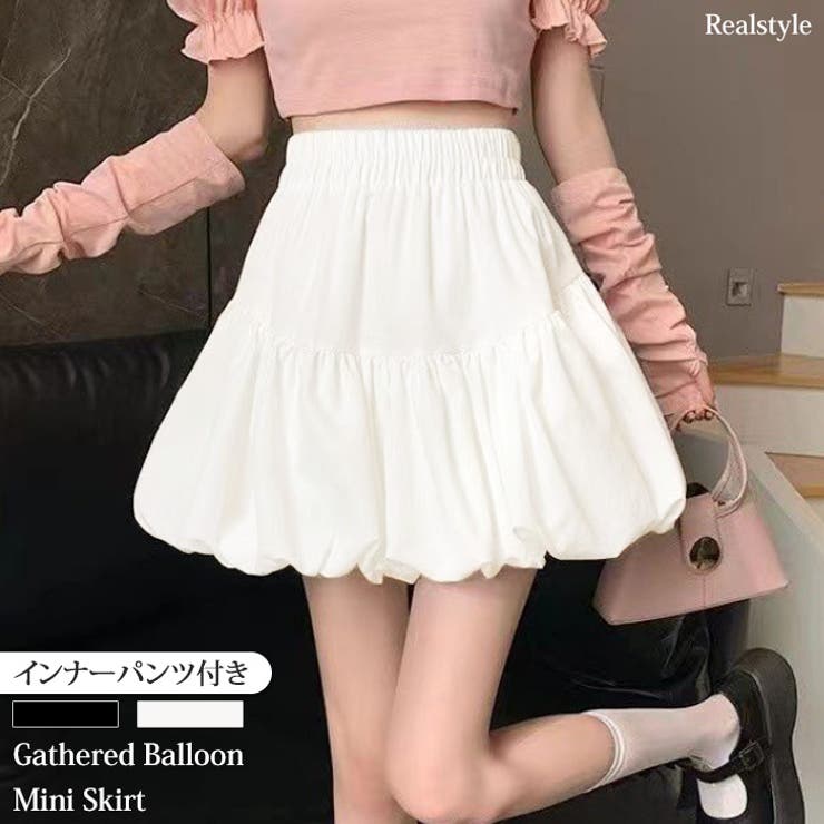 バルーンスカート レディース ミニスカート | REAL STYLE | 詳細画像1 