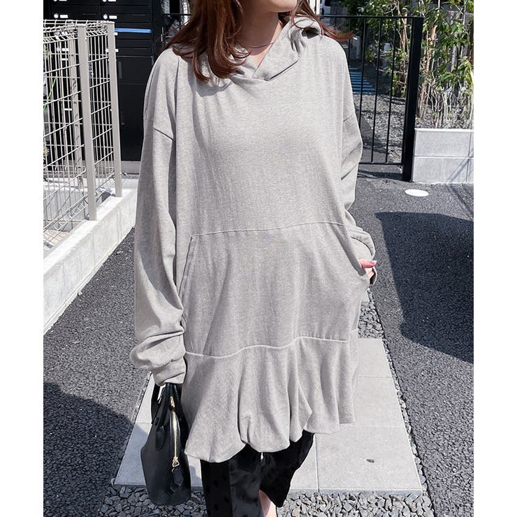 チュニック 長袖 ワンピース[品番：JOKW0016958]｜REAL STYLE