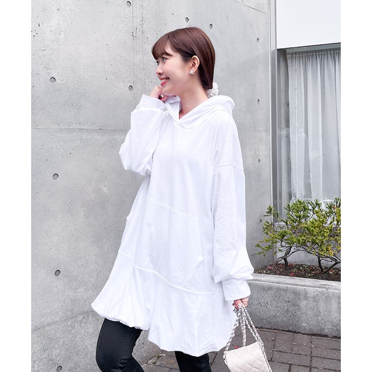 チュニック 長袖 ワンピース[品番：JOKW0016958]｜REAL STYLE