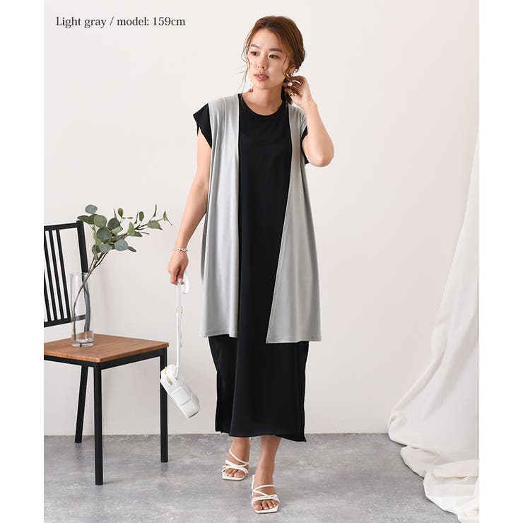 ジレ レディース 夏[品番：JOKW0010580]｜REAL STYLE（リアル