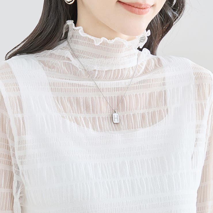 シアー トップス ブラウス | REAL STYLE | 詳細画像6 