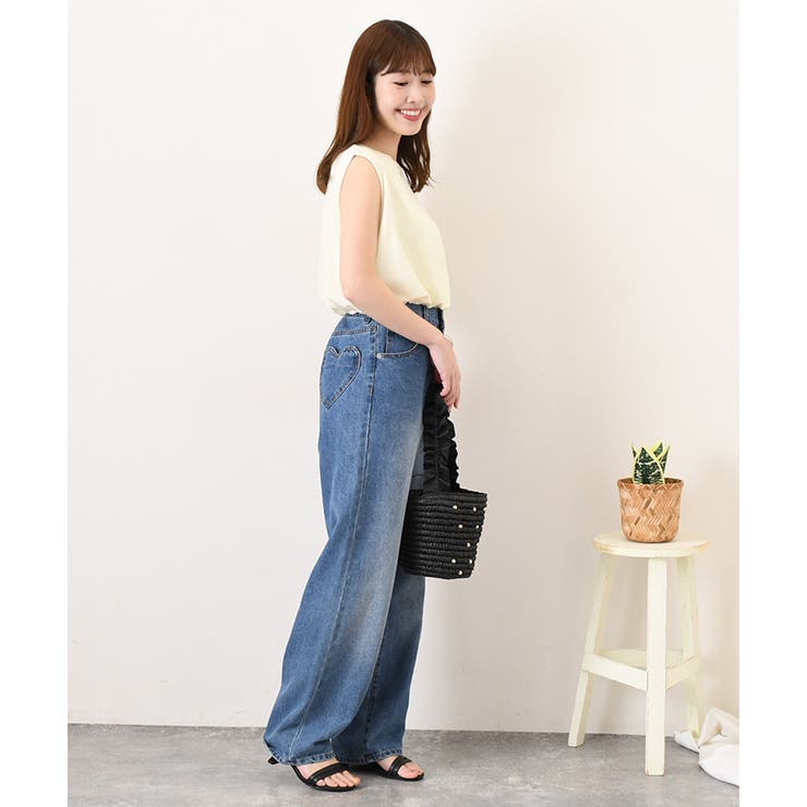 ノースリーブ カットソー タンクトップ[品番:JOKW0017147 ノースリーブ カットソー タンクトップ[品番:JOKW0017147