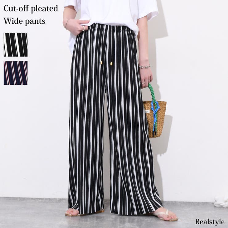 EVERYDAY I LIKE. W cross straight ワイドパンツ | ブランド