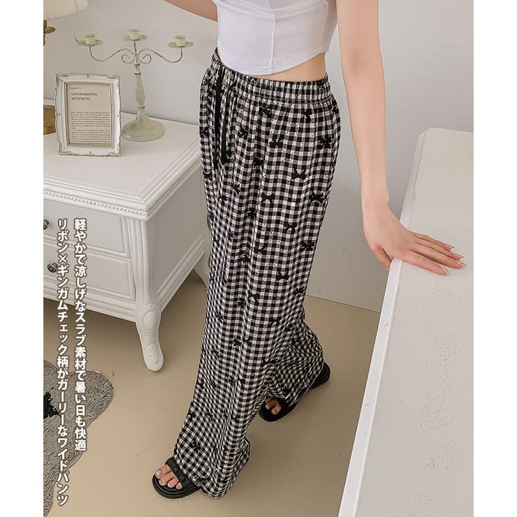 ワイドパンツ レディース 丈長め | REAL STYLE | 詳細画像3 