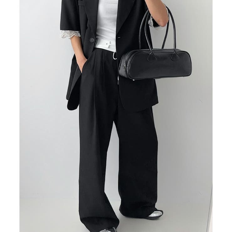 ワイドパンツ スラックス レディース | REAL STYLE | 詳細画像9 