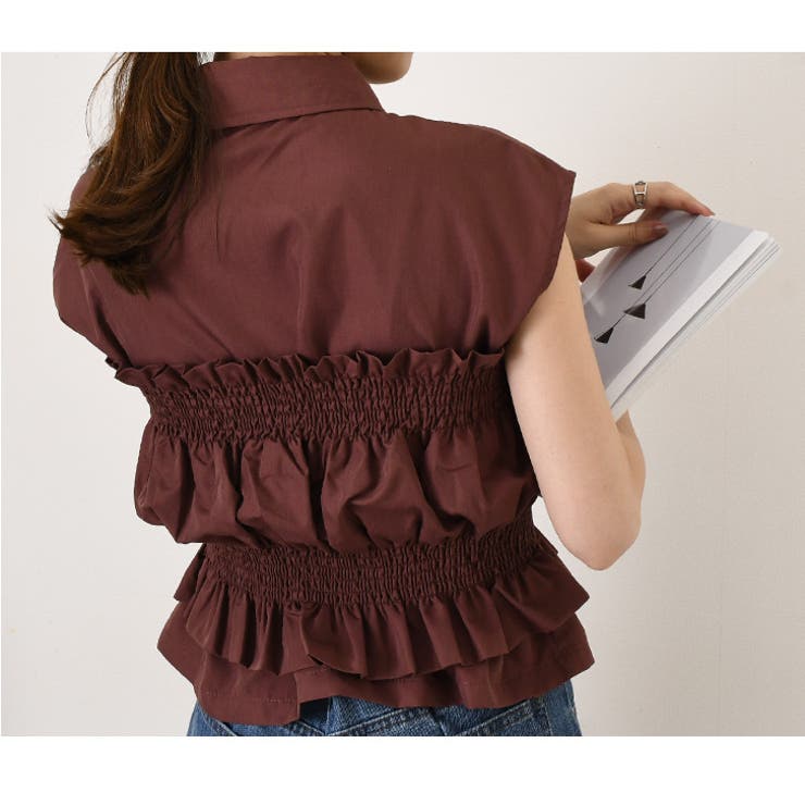 m.u japoness スリットTシャツ ビスチェ セット ブラック otii シャツ ビスチェ 2点セット[品番：JOKW0017605]｜REAL STYLE