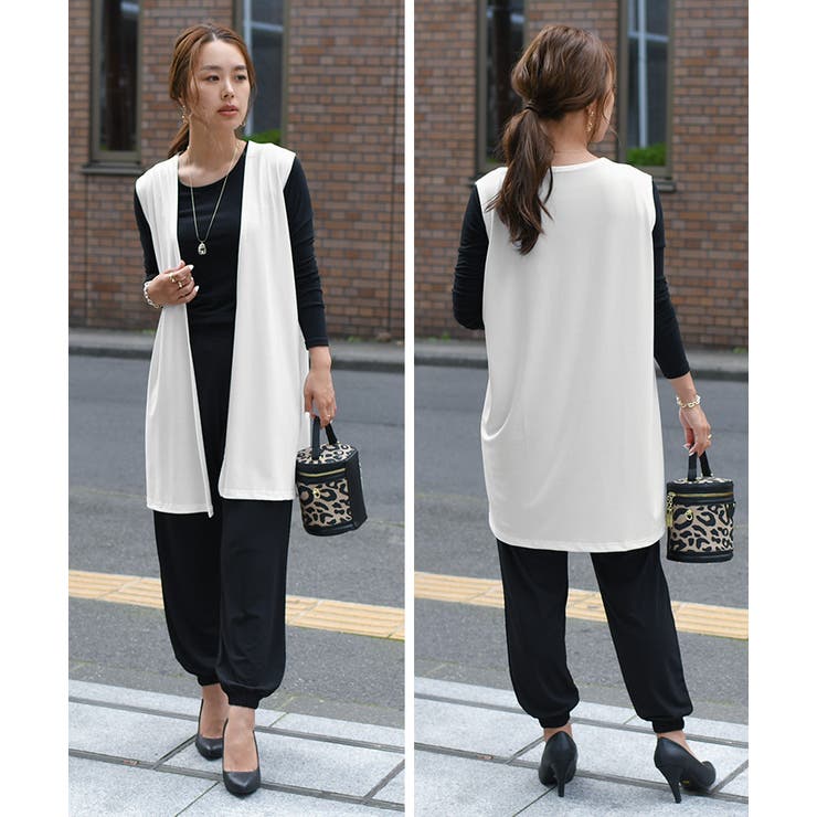 ジレ レディース 秋[品番：JOKW0010580]｜REAL STYLE（リアルスタイル