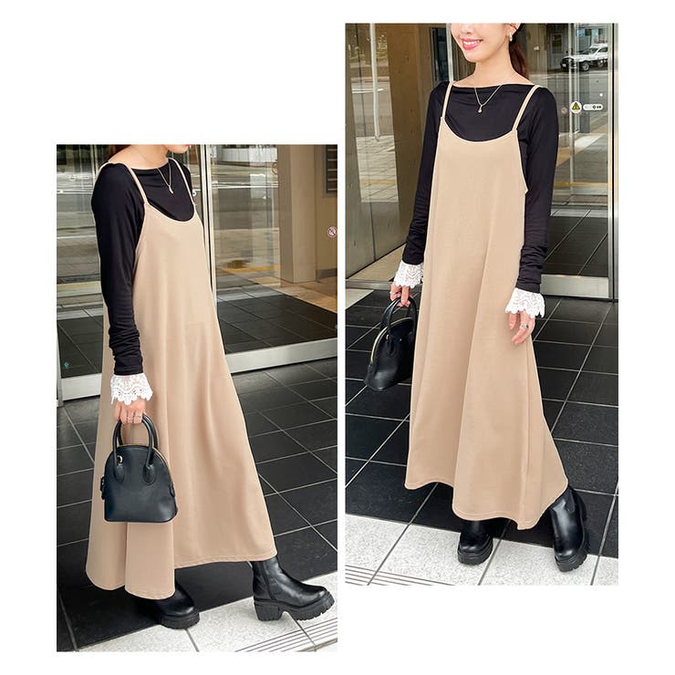 No.858 FILA 秋色beigeのゆったりꫛꫀꪝ✧‧˚ワンピ☆XL☆新品☆ No.858 FILA 秋色beigeのゆったりꫛꫀꪝ✧‧˚ワンピ☆XL☆新品