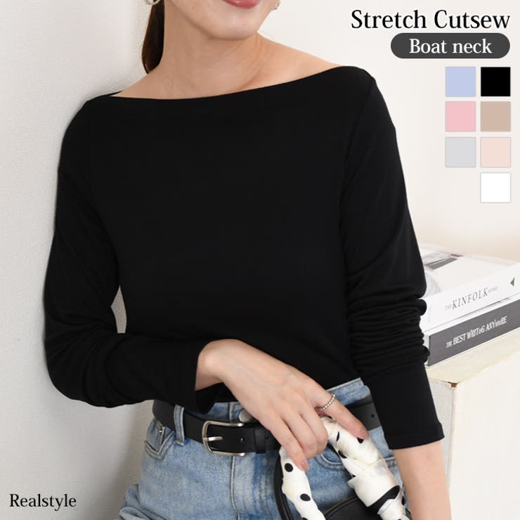 カットソー レディース 長袖 | REAL STYLE | 詳細画像1 