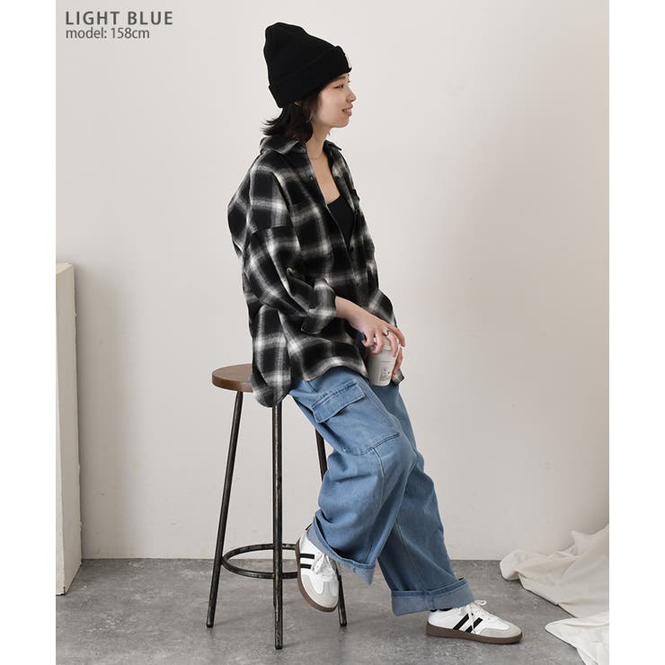 デニムパンツ レディース ウエストゴム | REAL STYLE | 詳細画像7 