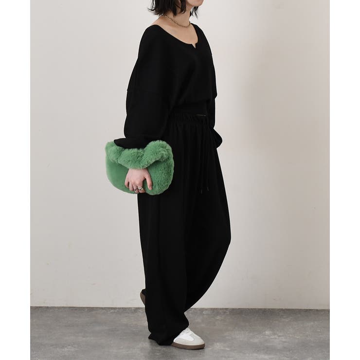 スウェットパンツ レディース ワイドパンツ | REAL STYLE | 詳細画像11 