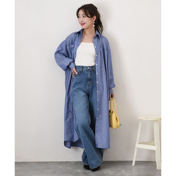 シャツワンピース レディース 長袖 | REAL STYLE | 詳細画像5 