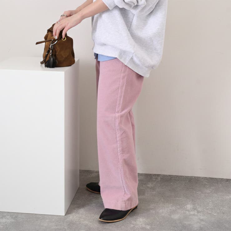 コーデュロイパンツ ワイドパンツ レディース | REAL STYLE | 詳細画像15 