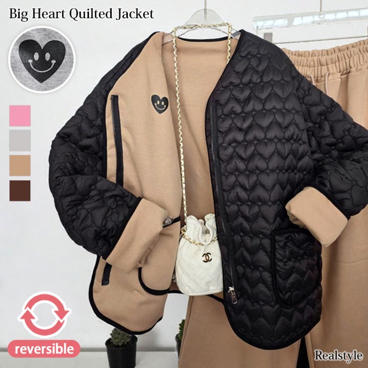 キルティング ジャケット リバーシブル | REAL STYLE | 詳細画像1 