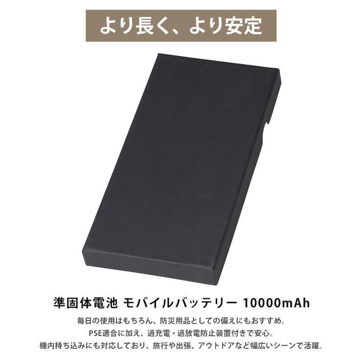 モバイルバッテリー 軽量 大容量 | REAL STYLE | 詳細画像6 