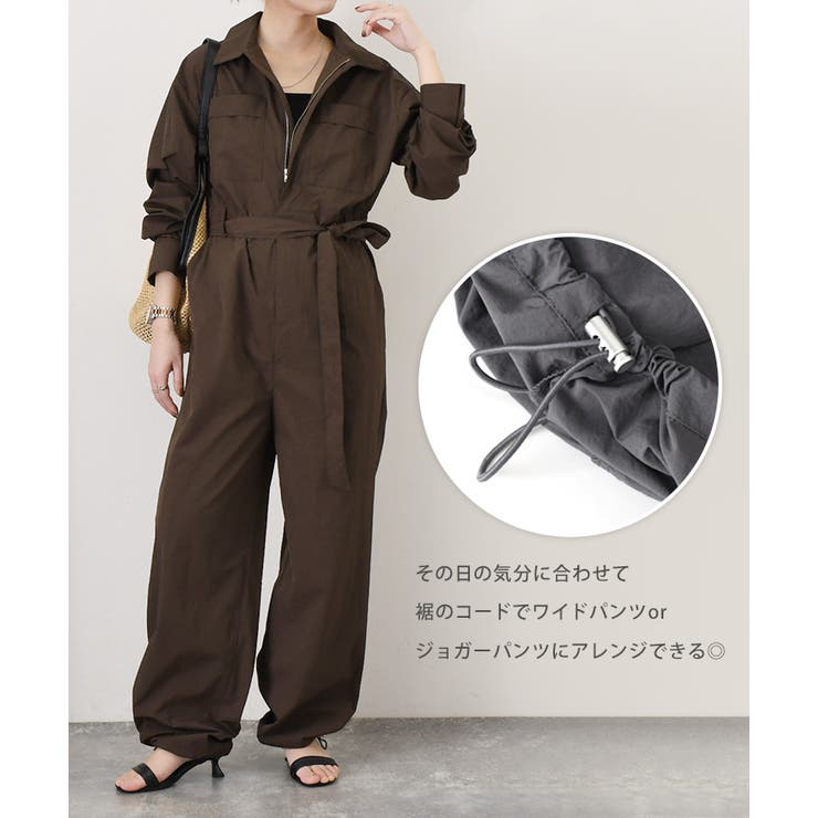 オールインワン レディース 長袖 | REAL STYLE | 詳細画像4 