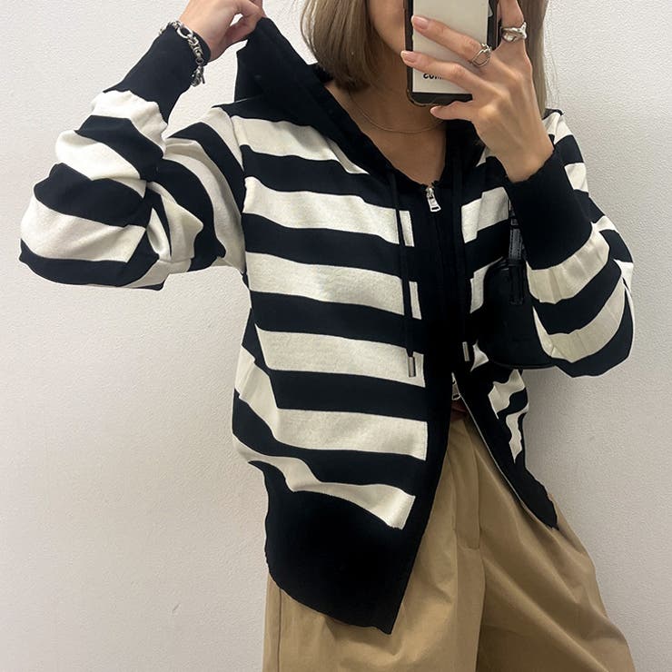 ニット レディース パーカー | REAL STYLE | 詳細画像8 