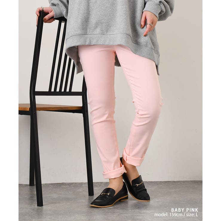 スキニーパンツ レディース 黒 | REAL STYLE | 詳細画像16 