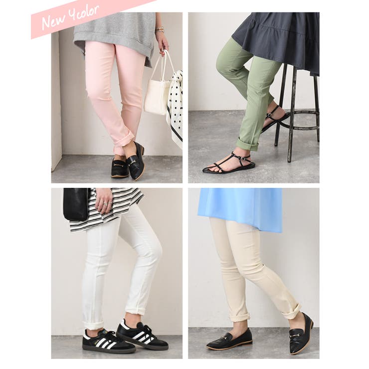 スキニーパンツ レディース 黒 | REAL STYLE | 詳細画像4 