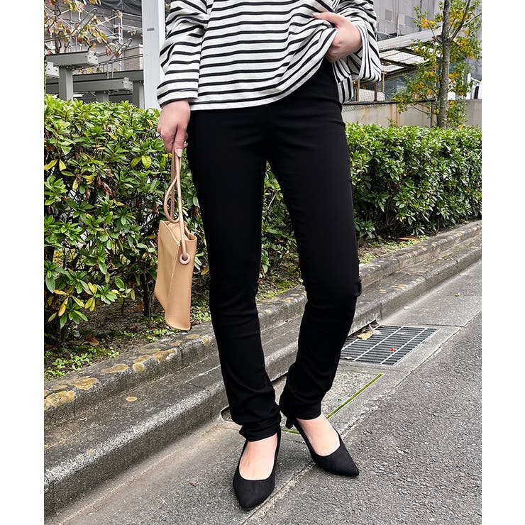 スキニーパンツ レディース 黒 | REAL STYLE | 詳細画像6 